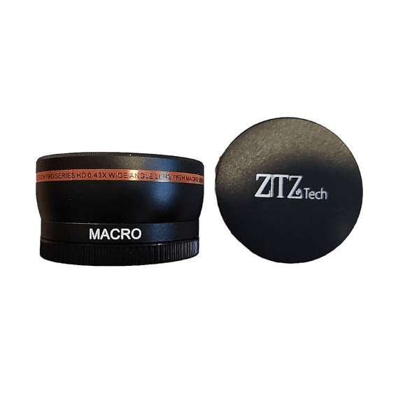 ZeeTech Professional Wide ANgle Lens With Macro 58mm x .43x Studio Series