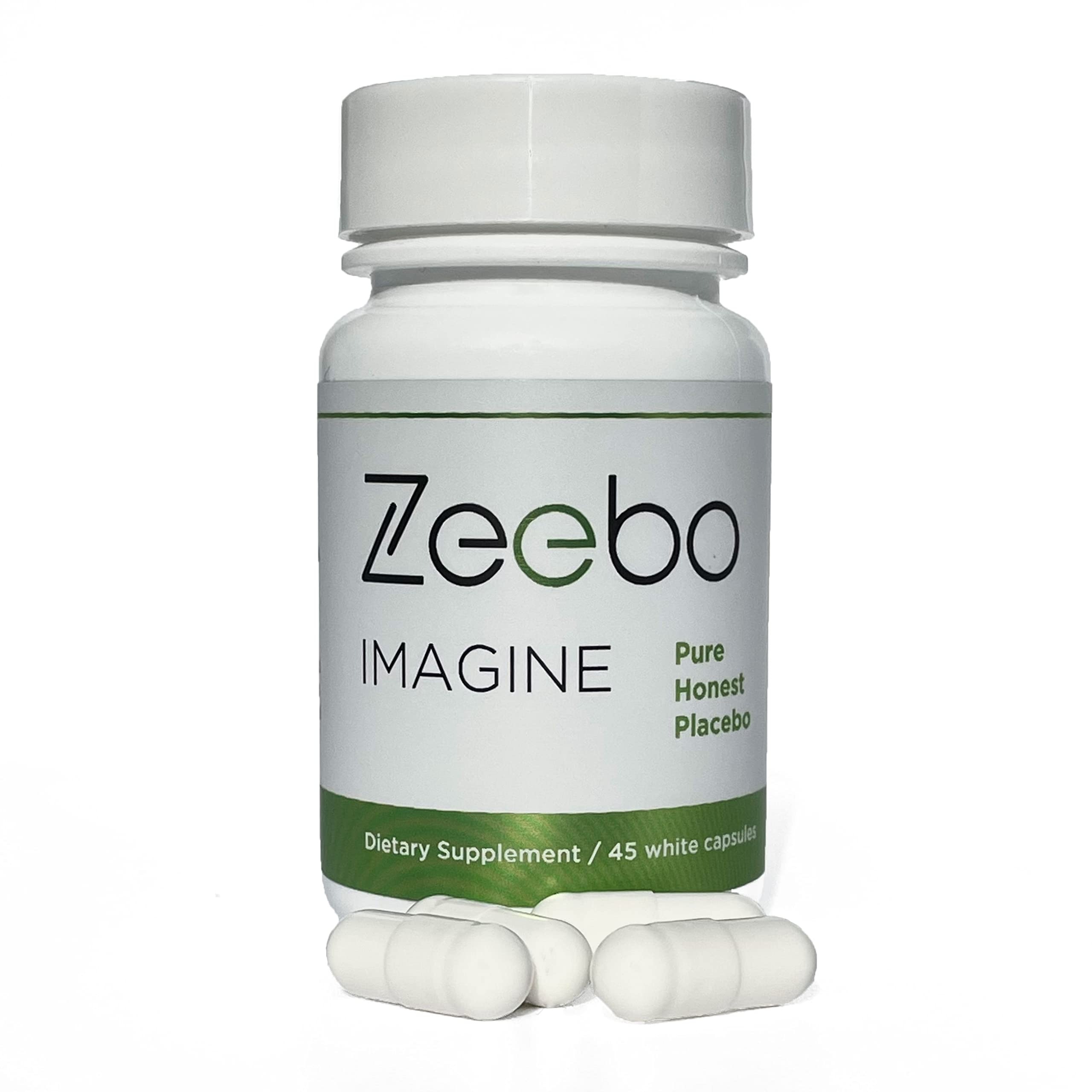Zeebo Imagine NonHomeopathic Placebo Pills for Natural Stress Relief