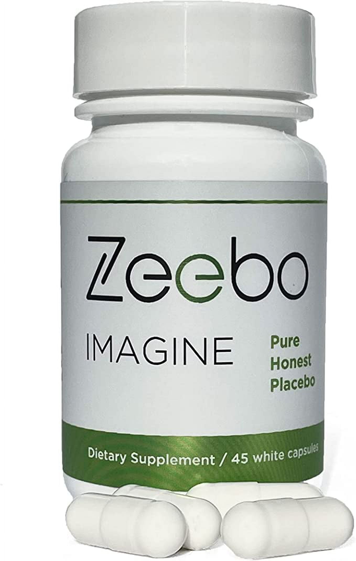 Zeebo Imagine NonHomeopathic Placebo Pills for Natural Stress Relief