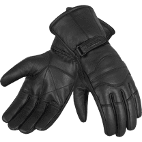 Zeebro Men's KC–05 Black Gauntlet Leather Gloves Size L
