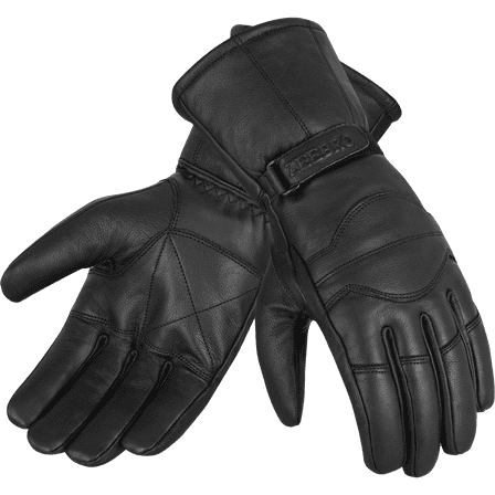 Zeebro Men's&nbsp;KC–05 Black Gauntlet Leather Gloves Size XL