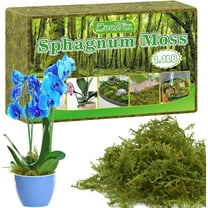 Zeedix 1.1LB sphagnum moss for plants，25QT Natural Long-Fiber moss ,Premium moss for Terrariums，Orchids，Succulents，Carnivorous Potted Plant，Gardening & Reptiles