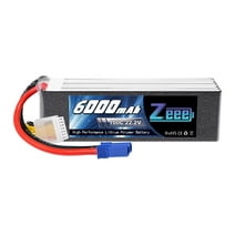 Zeee 22.2V 100C 6000mAh 6S LiPo Battery with EC5 Connector for RC Car Truck Airplane Helicopter Quadcopter