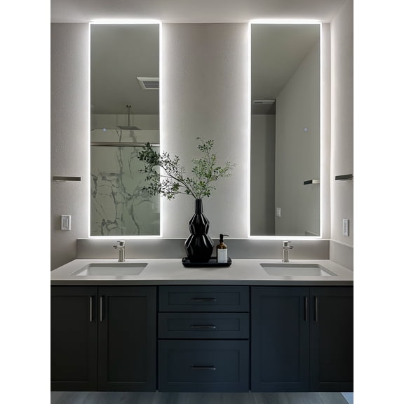Zeek 65x22 LED Lighted Full Length Wall Mirror For Bedroom MA2265