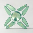 thumbnail image 1 of Zeekio 4 Star Aluminum Hand Spinner (Green Gold), 1 of 1