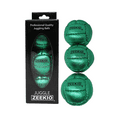 thumbnail image 1 of Zeekio Juggling Balls Premium Galaxy - [Pack of 3], Synthetic Leather, Millet Filled, 12-panel Leather Balls, 130g Each, 62mm, Metallic Green, 1 of 6