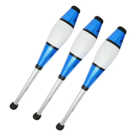 Zeekio Pegasus Juggling Club Set - Beginner to Pro - Set of 3 (All Blue)