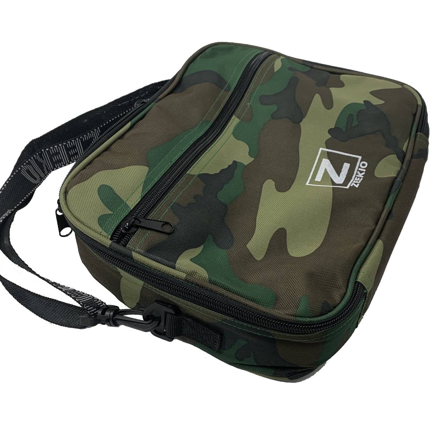 Zeekio Premium Yo-Yo Bag - Soft Yo-Yo Case with Adjustable Shoulder Strap - Green Camo