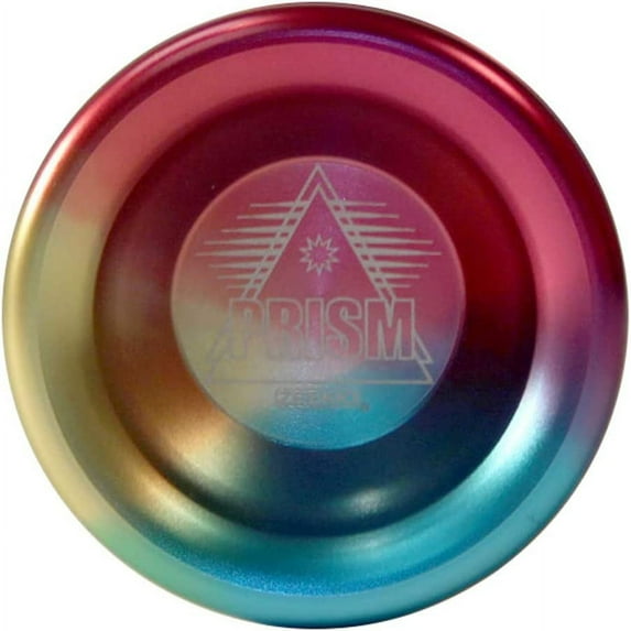 Zeekio Prism Aluminum Ball Bearing yo-yo with Rainbow Anodized Finish - Rainbow