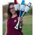 thumbnail image 1 of Zeekio Taylor Tries Signature Juggling Club Set Blue/Red/Silver with Free Bag, 1 of 7