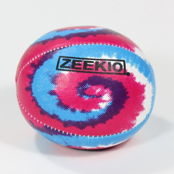 Zeekio Tie Dye Festival Juggling Ball - 120g - Beginner to Pro - Single Ball (Pink Blue White Swirl)