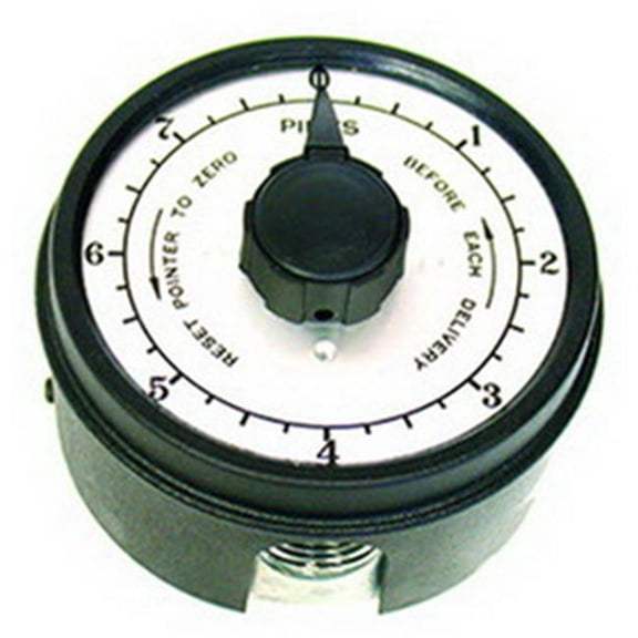 Zeeline 1500 Mechanical Non-Totalizing In-Line Pint Meter 0.5 in. NPT Female