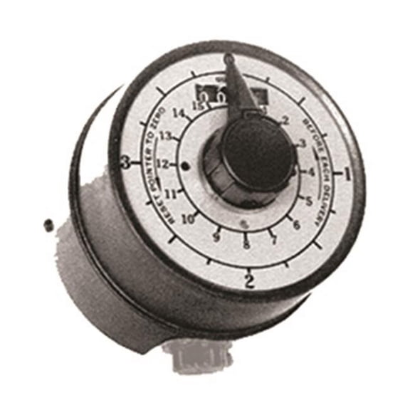 Zeeline 1505 Mechanical Quart Totalizing In-Line Meter 0.5 in. NPT Female