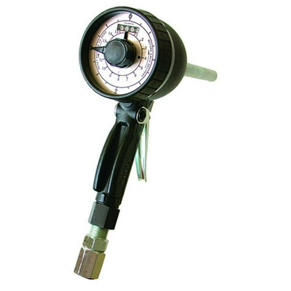 Zeeline 1508 Mechanical Quart Totalizing Pistol-Type Meter with Rigid Pipe 0.5 in. NPT Female
