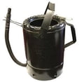 thumbnail image 1 of Zeeline 745 5 qt Powder Coated Flow Control Measure with Flexible Metal Spout - Black, 1 of 1