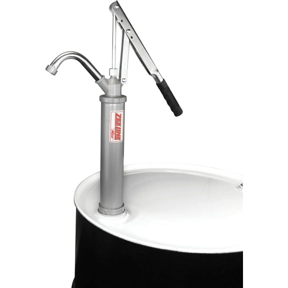 Zeeline By Milton ZE381, Lever Action Pump for 15-55 Gallon Drum Pump, 1 Gallon per 9 Strokes, Barrel Pump Hand Operated, Telescoping Suction Tube with 3 Different Locking Positions