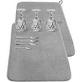 thumbnail image 1 of ZeenArt 2 Pack Kitchen Drying Mat, Absorbent Microfiber Dishes Drainer Mats 23.6 x 17.7 Inch, Gray, 1 of 7