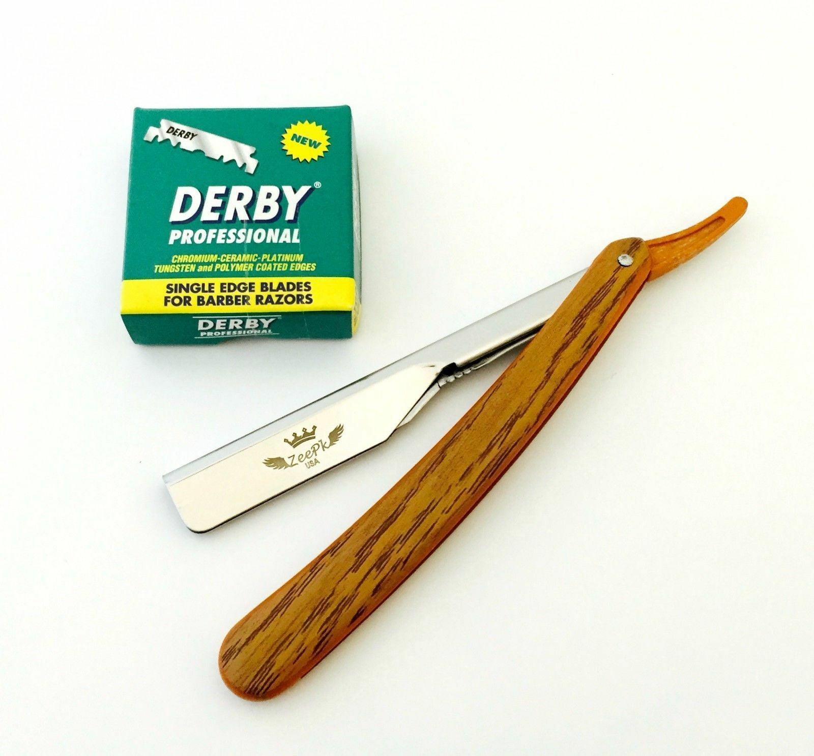 Derby Disposable Razor Zeepk Straight Edge Razor Disposable Derby Blades Sensitive skin navaja ...