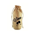 thumbnail image 1 of Zees Creations JB1011 Vino Jute Wine Bottle Sack, 1 of 1