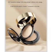 Zeesea Gilt 2 in 1 Double Layer Foundation Cushion Powder BB Cream and Powder - Ivory
