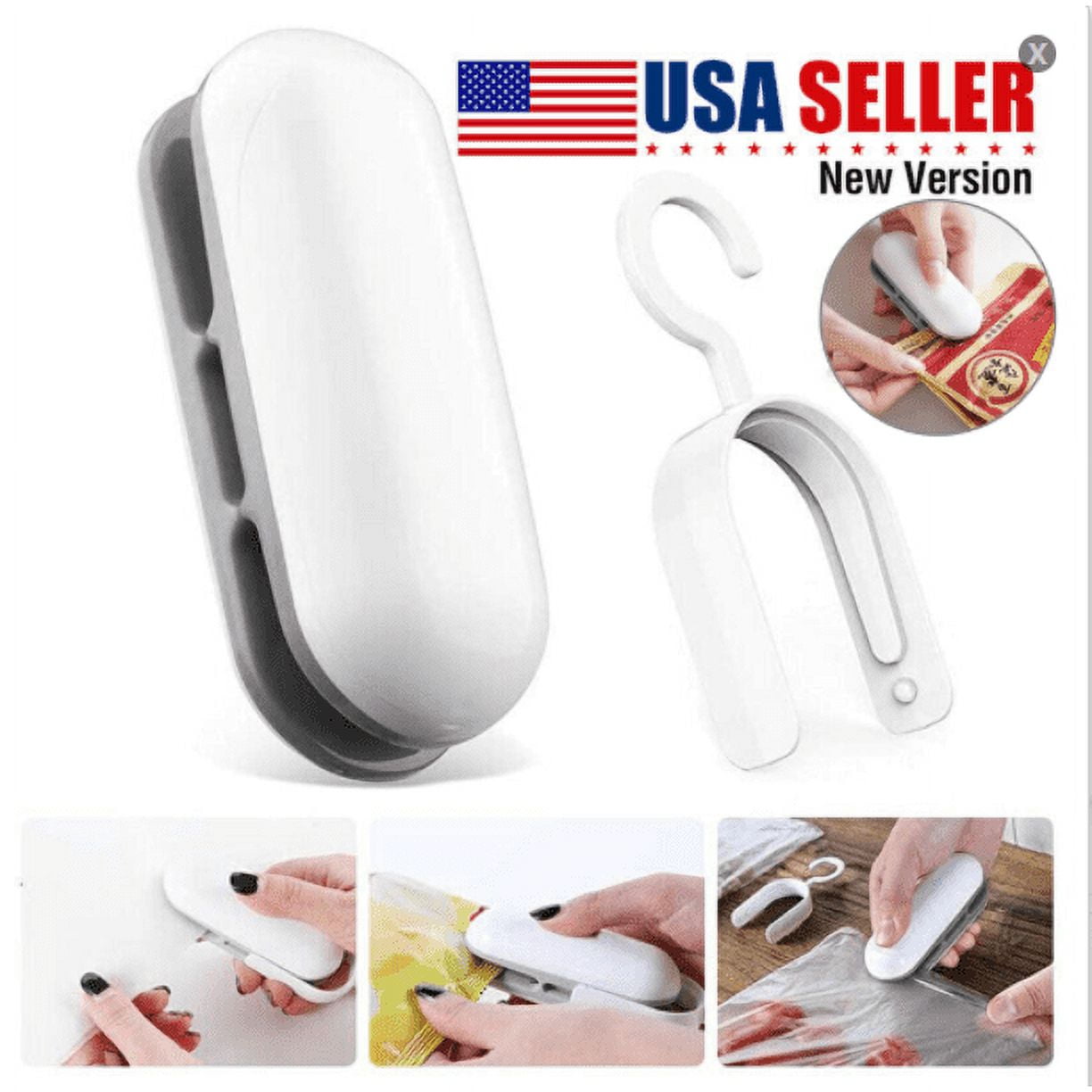 Zeeyh Mini Bag Sealer, Chip Bag Sealer, Handheld Heat Sealer, Food