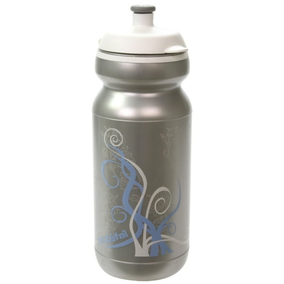 Zefal 161 20Oz Water Bottle Lady Design Silver