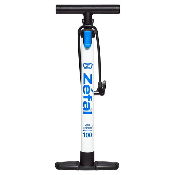 Zefal Air Storm Bicycle Floor Pump, 100 Psi, Presta, Schrader Compatible