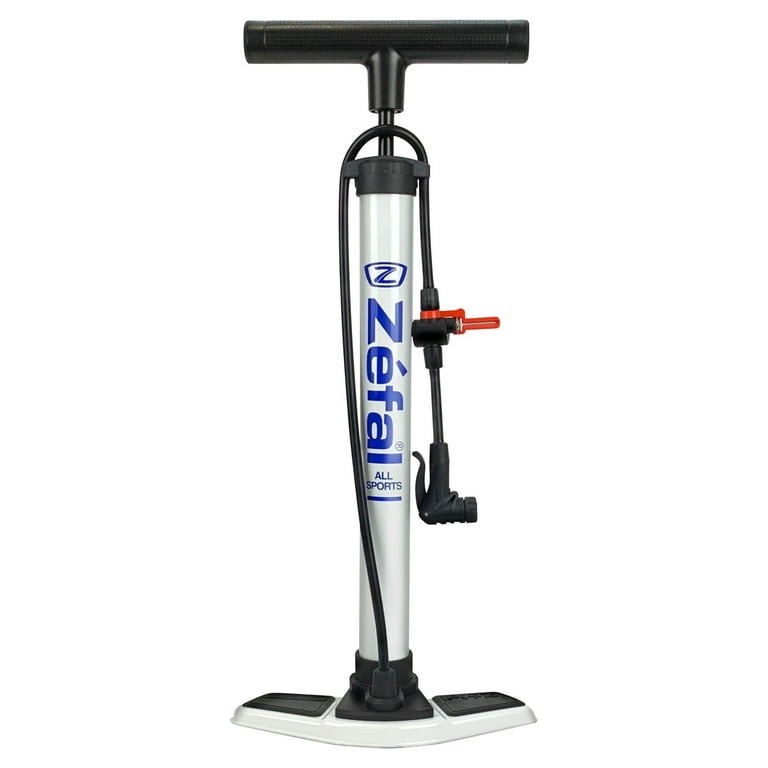 Zefal All Sports High Volume Floor Pump (Bike & Sport Ball Needle