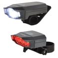 thumbnail image 1 of Zefal Manta Deluxe 2.0 Bike Front and Rear Light Set (100 Lumens, No Tools, Multiple Modes), 1 of 9