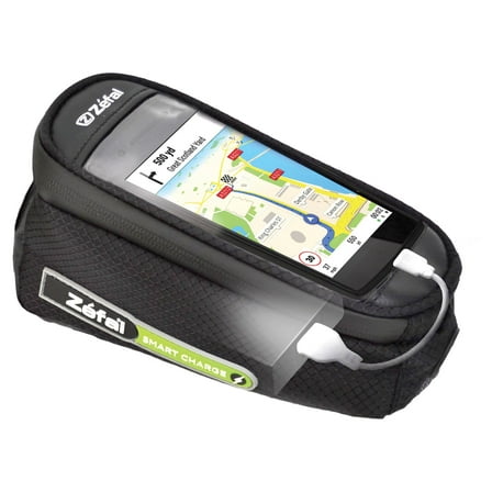 Zefal Smart Phone Charge Bike Bag - Battery Included (Rechargeable - Store, Use, and Charge)