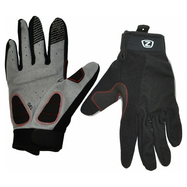 Zefal Unisex Full Finger Athletic Bike Gloves, Touch Screen Compatible