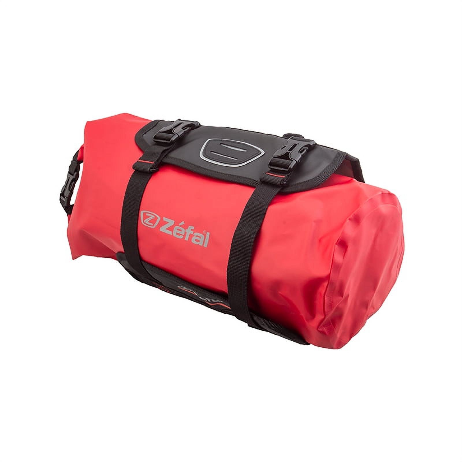 Sacoche Guidon Vélo ZEFAL Z Adventure Aero F8 12L - Étanche Bikepacking - Noir/Rouge