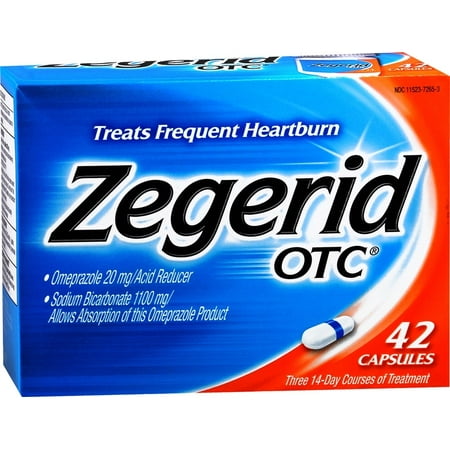 Zegerid OTC Capsules 42 Capsules (Pack of 3)