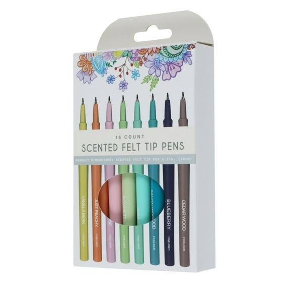 Zegsy Scented Felt Tip Pens, 16 Count