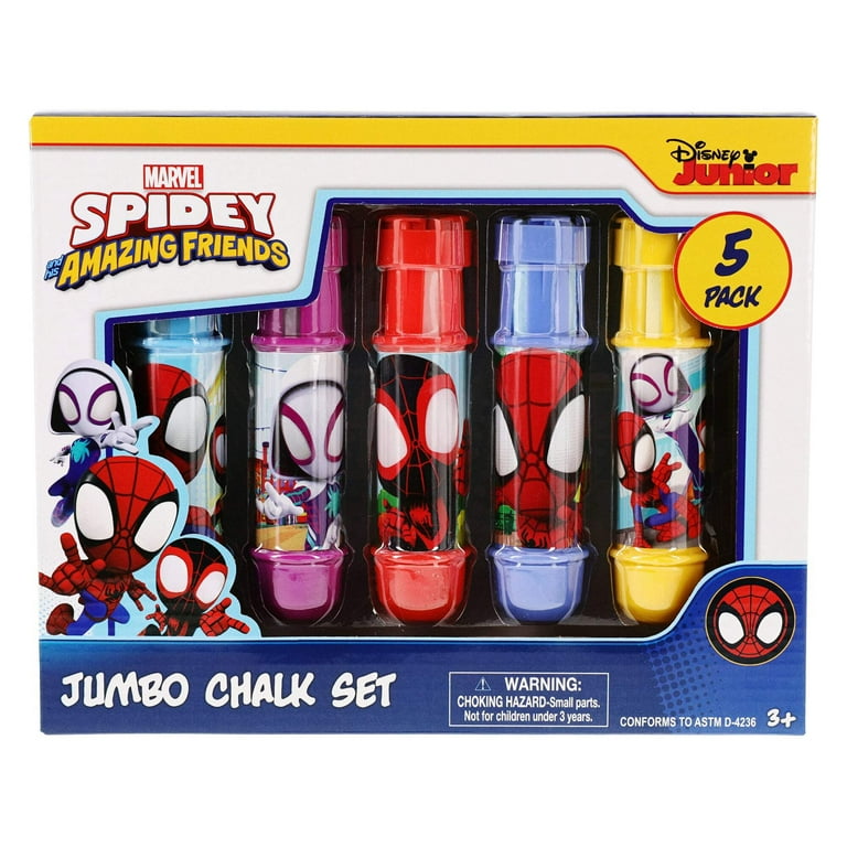 Zegsy Disney Junior Spidey his Amazing Friends jumbo chalk set