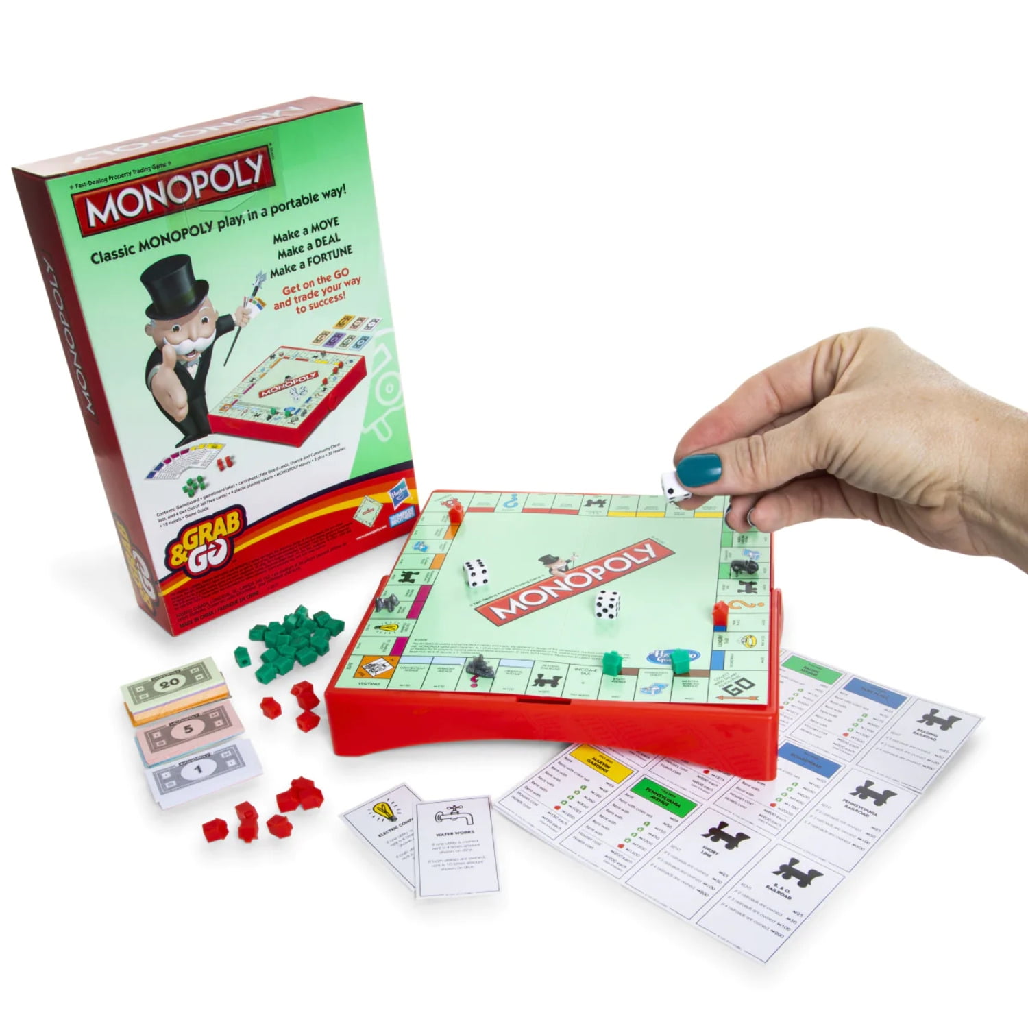 Zegsy hasbro® grab go games monopoly®