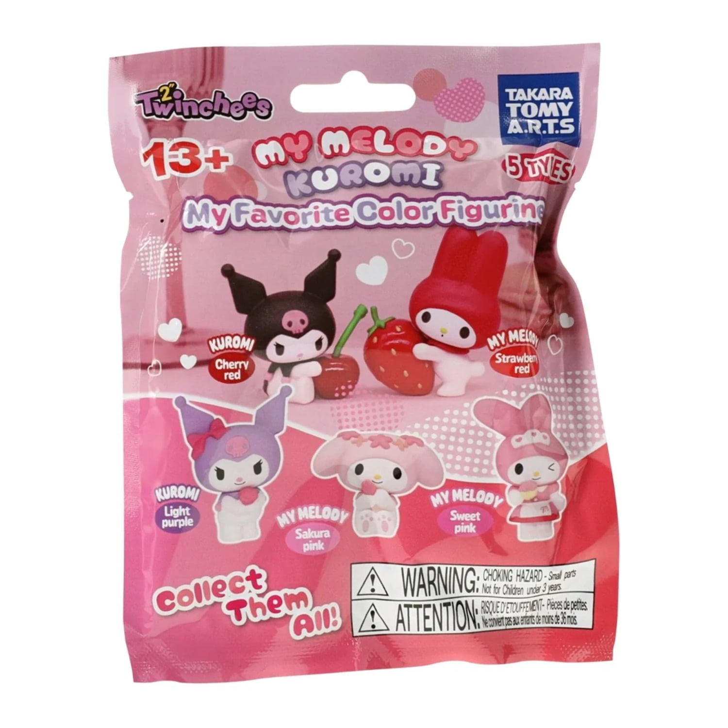 Zegsy my melody kuromi my favorite color figurine blind bag - Walmart.com