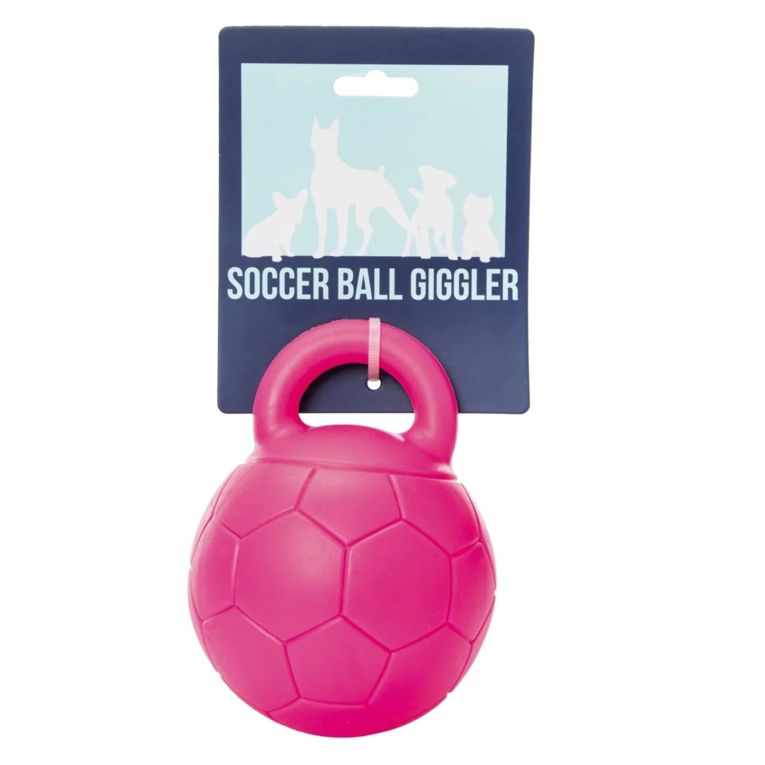 Zegsy soccer ball giggler dog toy