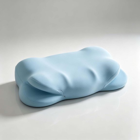 Zehiseta Cervical Neck Support Pillow, Cloud Contoured Memory Foam Pillow for Side Back Sleepers