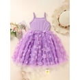 thumbnail image 1 of Zehjuhan Toddler Girl Dress Sleeveless Floral Playwear Bowknot Tulle Dresses Strap Princess Sundress, 1 of 5