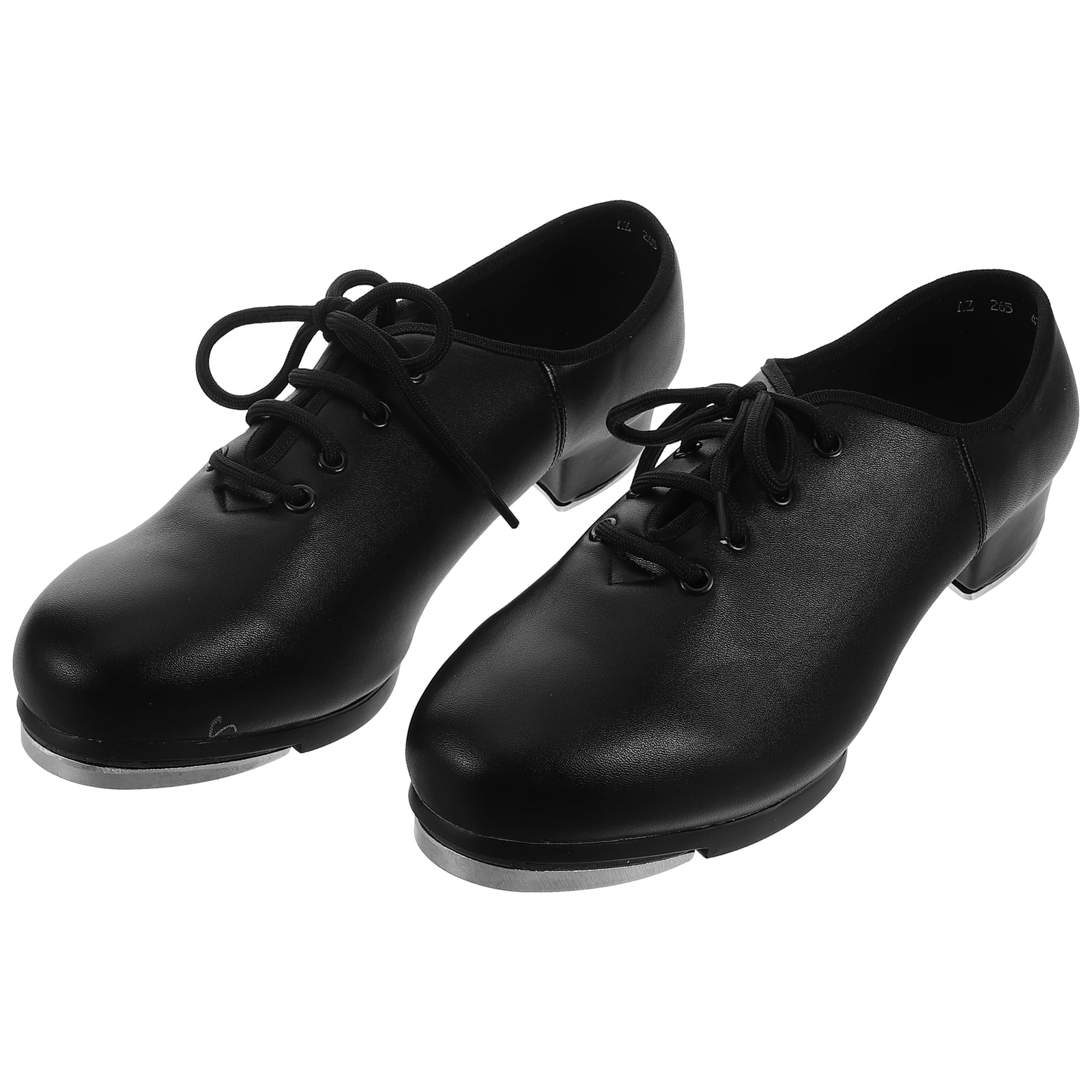 Adornos Men's Black Vegas Tango Shoes - Shiny Ballroom Dance Shoes For Latin, Salsa, Waltz