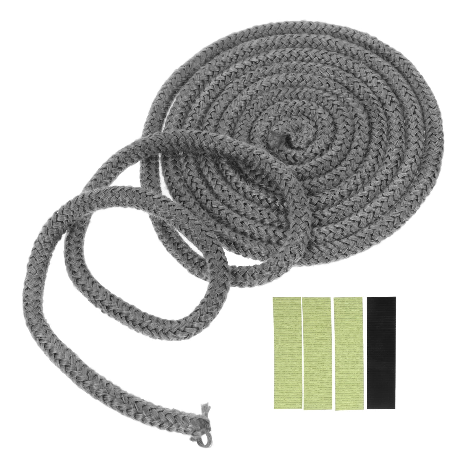 WHAMVOX Stove Rope Gasket - Fiberglass Sealing Rope For Wood Burning Stove & Fireplace Doors (1 Roll)