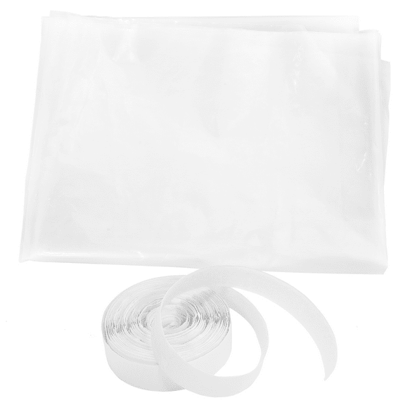 Zehuanyu 1 Set Window Cover Window Heat Blocking Film Window Covering with Mounting Straps