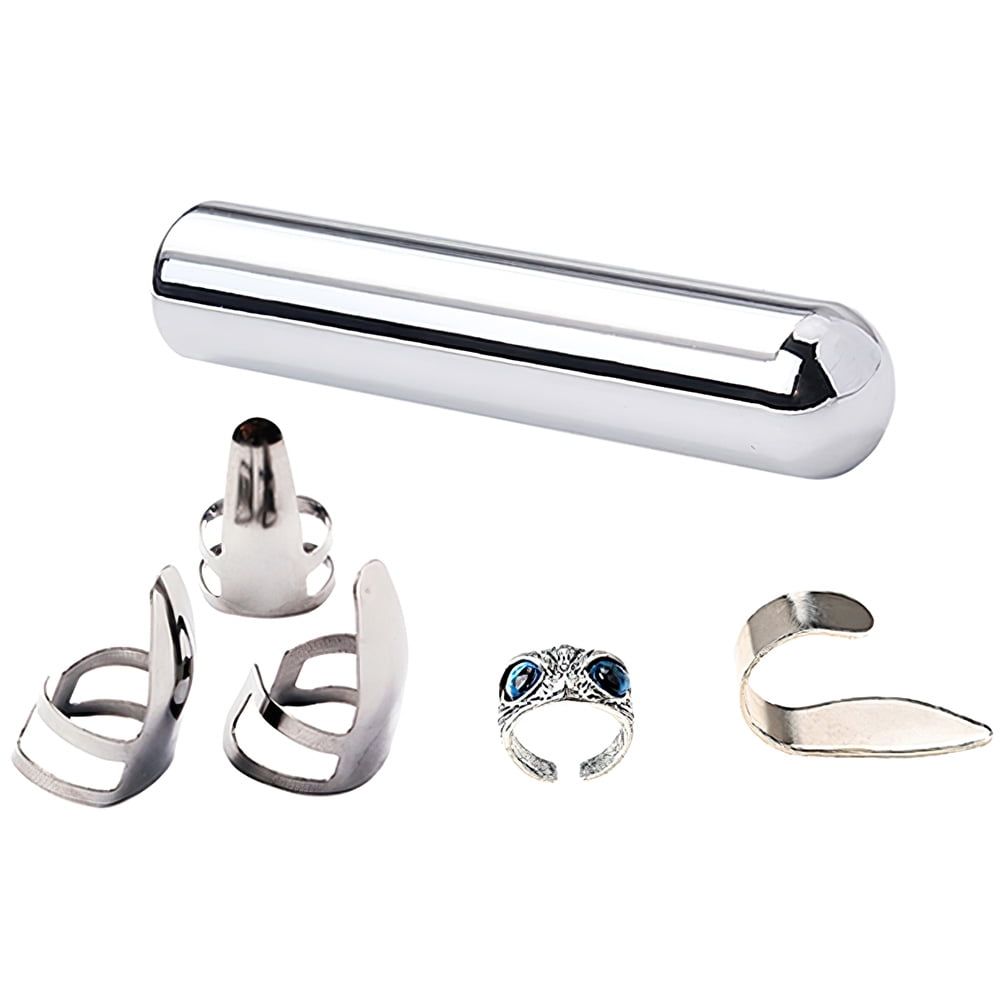 Zehuanyu 1 Set of Guitar Slide Bar Thumb Finger Pick Guitar Slide ...