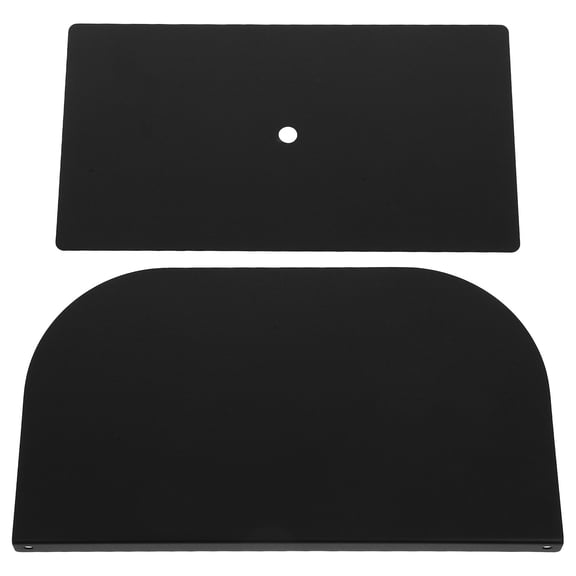 Zehuanyu 1 Set of Monitor Mount Reinforcement Plate Steel Fixing Plate Metal Bracket Plate for Desktop Reinforcement Plate