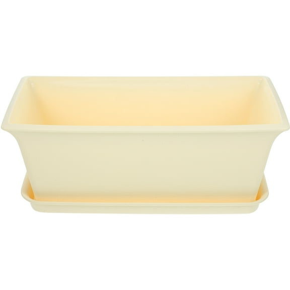 Zehuanyu 1 Set of Window Box Planter Plastic Vegetable Pot Flower Planting Holder Planter