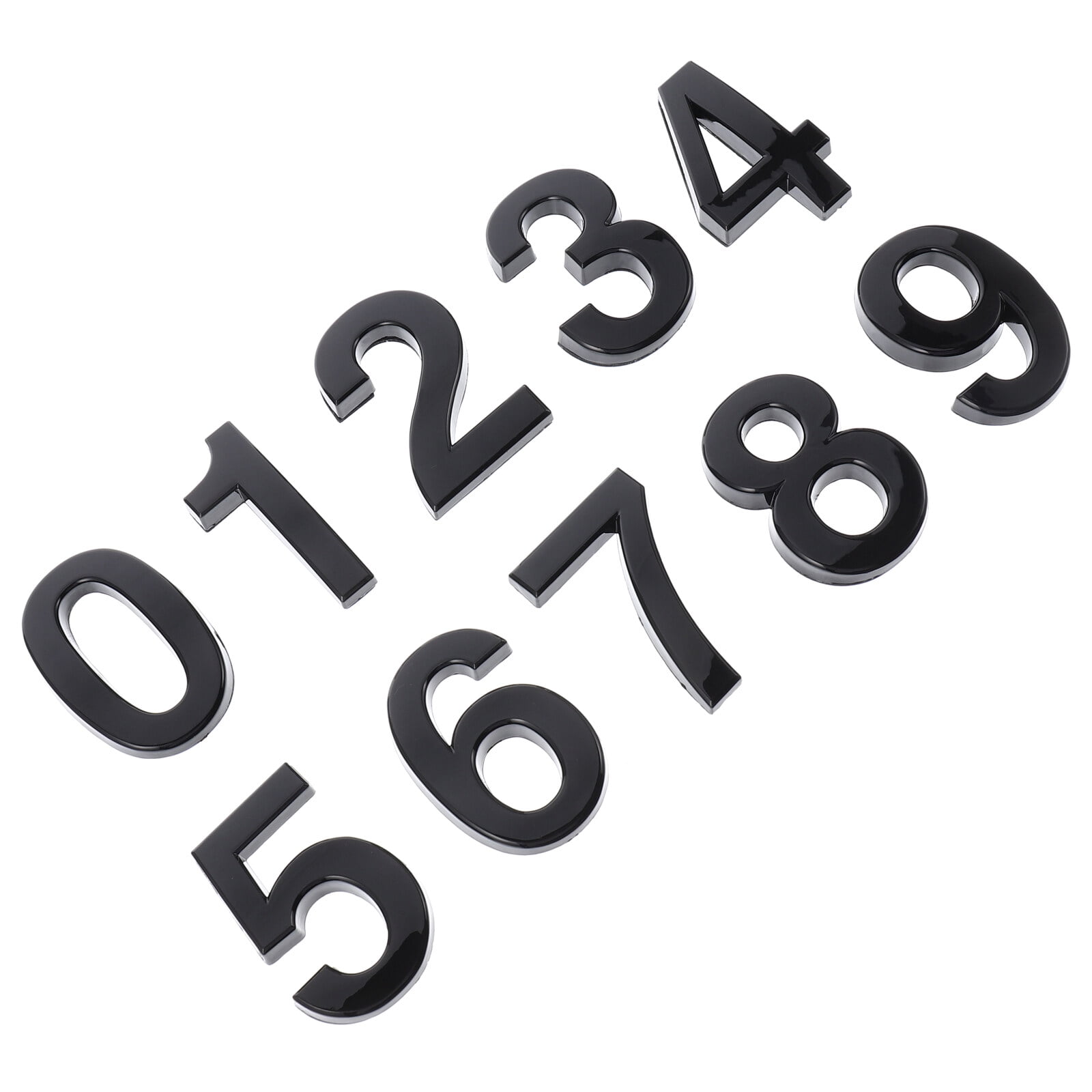 Zehuanyu 10 Pcs 3D House Number Doorplate Figure Home Decor Exterior ...