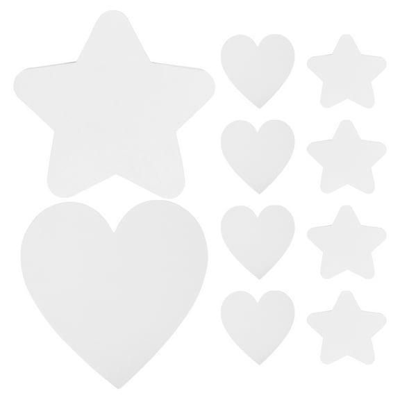 RENACLIPY Circular Canvas Board White for Acrylic and Oil Painting 10Pcs