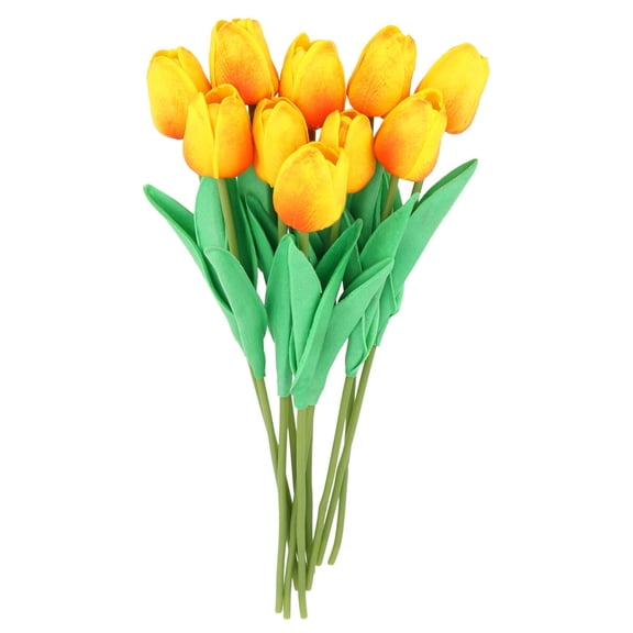 Zehuanyu 10 Pcs Artificial Flowers Fake Sunflowers Tulips