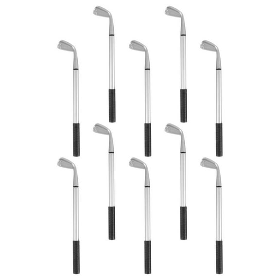 RENACLIPY Golf Pens Multi Color PP Alloy Office Stationery Gift for Golfing 10Pcs